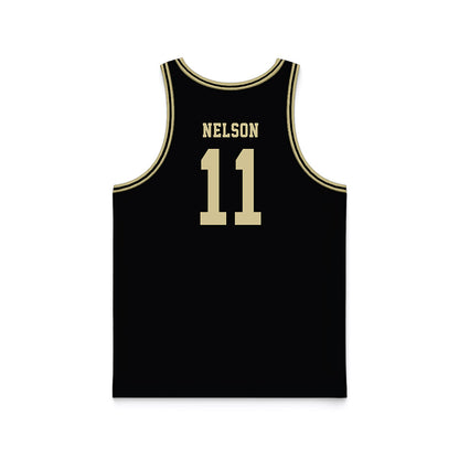 PFW - NCAA Men's Basketball : Maximus Nelson - Black Basketball Jersey-1