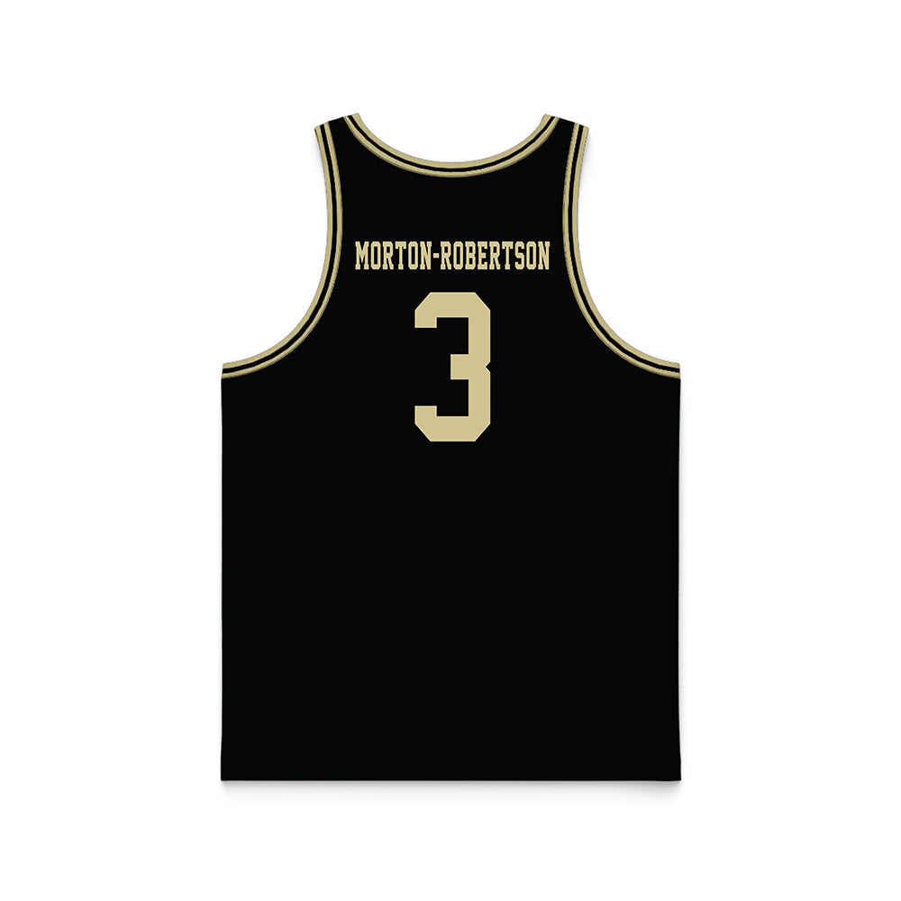 PFW - NCAA Men's Basketball : Quinton Morton-Robertson - Black Basketball Jersey-1