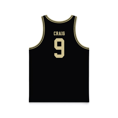 PFW - NCAA Men's Basketball : Deandre Craig - Black Basketball Jersey-1