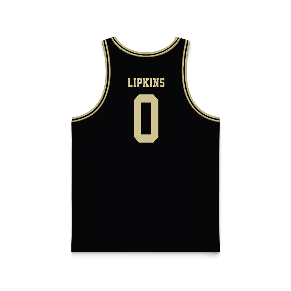 PFW - NCAA Men's Basketball : JaCorey Lipkins - Black Basketball Jersey-1