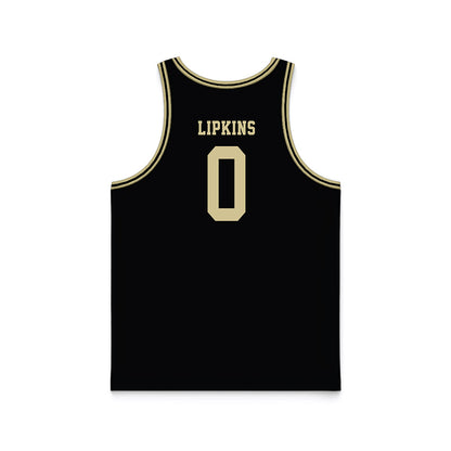 PFW - NCAA Men's Basketball : JaCorey Lipkins - Black Basketball Jersey-1