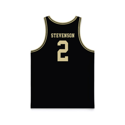 PFW - NCAA Men's Basketball : Mikale Stevenson - Black Basketball Jersey-1