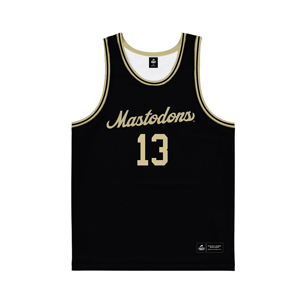 PFW - NCAA Men's Basketball : Deangelo Elisee - Black Basketball Jersey-0