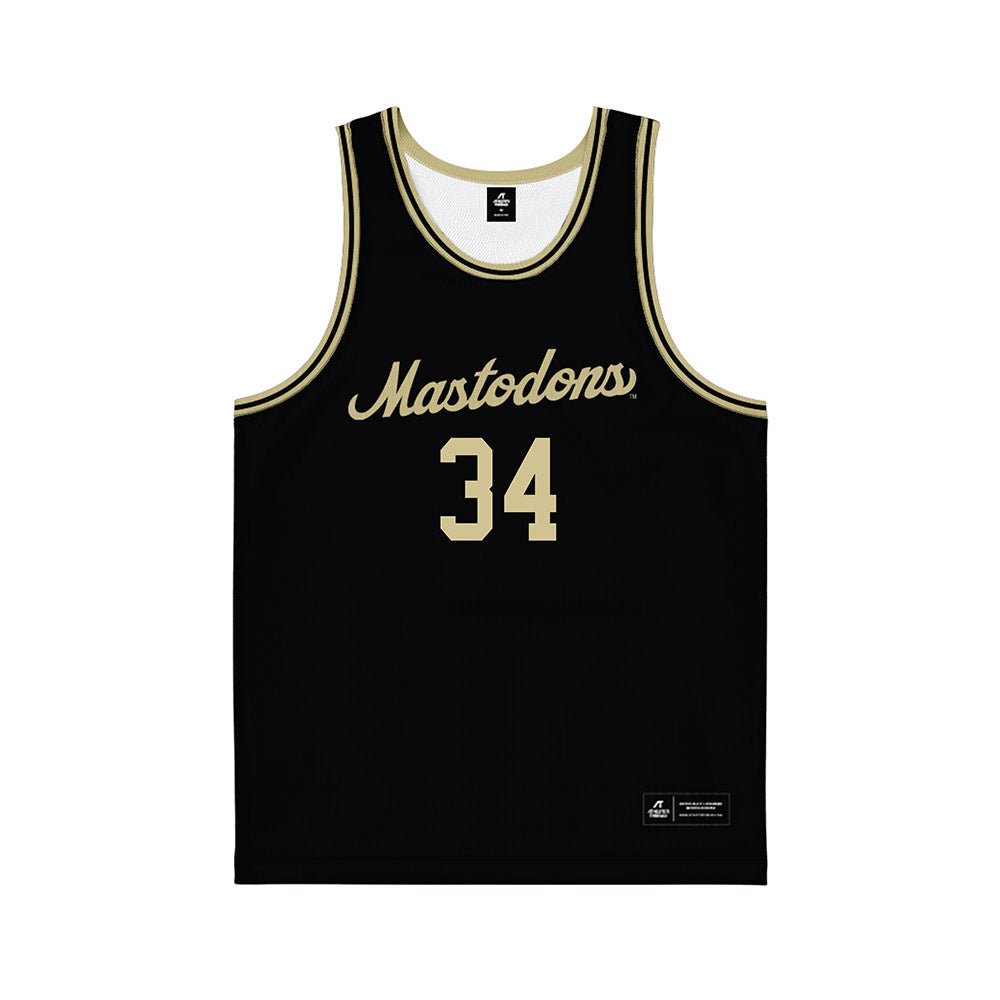 PFW - NCAA Men's Basketball : Darius Duffy - Black Basketball Jersey-0