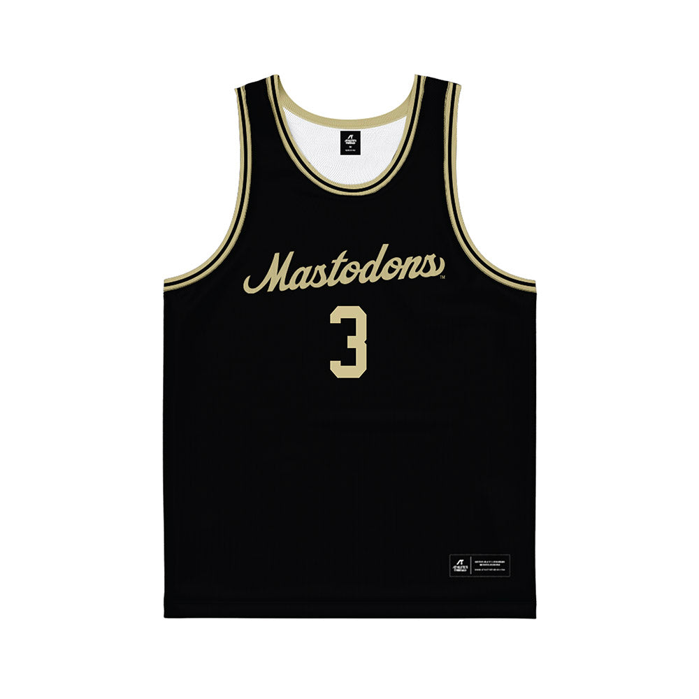 PFW - NCAA Men's Basketball : Quinton Morton-Robertson - Black Basketball Jersey-0