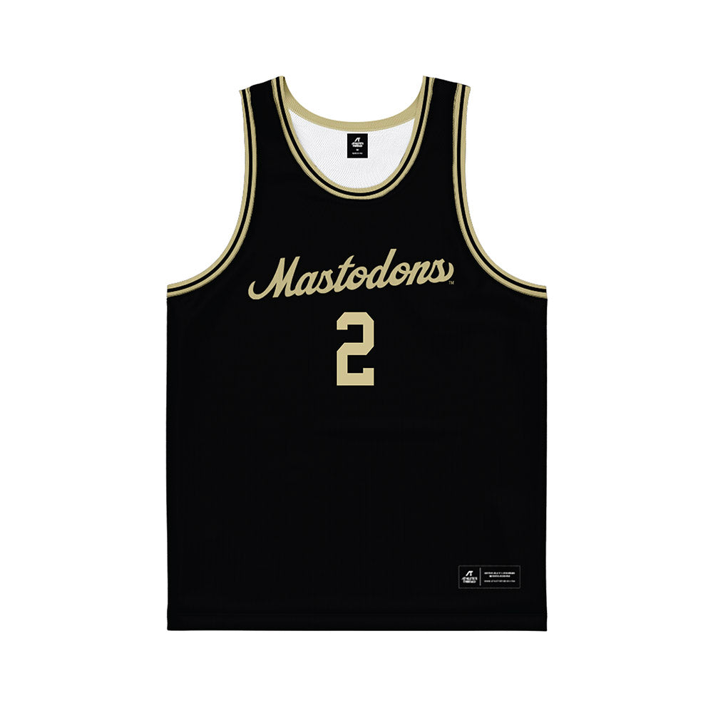 PFW - NCAA Men's Basketball : Mikale Stevenson - Black Basketball Jersey-0