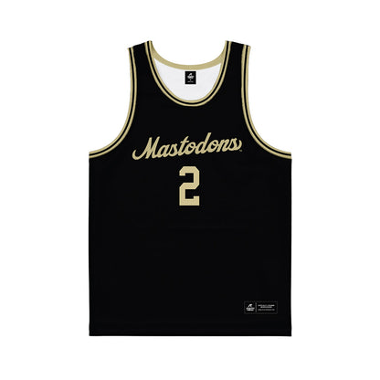 PFW - NCAA Men's Basketball : Mikale Stevenson - Black Basketball Jersey-0