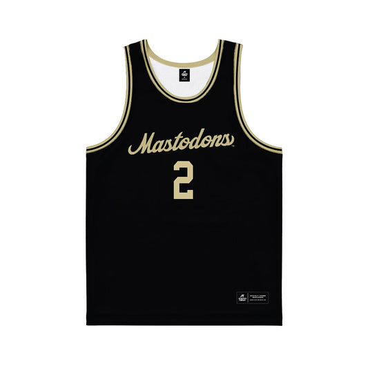 PFW - NCAA Men's Basketball : Mikale Stevenson - Black Basketball Jersey-0