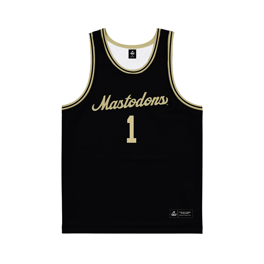 PFW - NCAA Men's Basketball : Ebrahim Kaba - Black Basketball Jersey-0