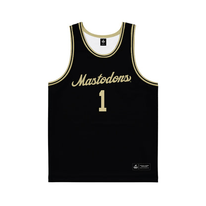 PFW - NCAA Men's Basketball : Ebrahim Kaba - Black Basketball Jersey-0