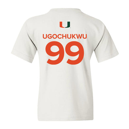 Miami - NCAA Men's Basketball : Divine-Collins Ugochukwu - Replica Shersey Youth T-Shirt-1