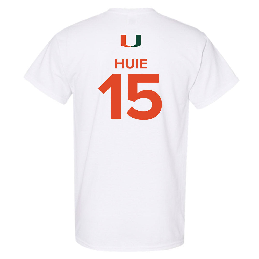 Miami - NCAA Men's Basketball : Kiree Huie - Replica Shersey T-Shirt-1