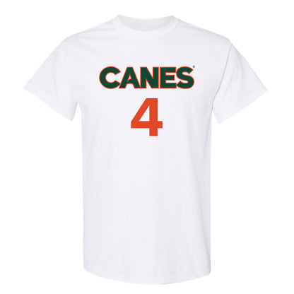 Miami - NCAA Women's Basketball : Jasmyne Roberts - Replica Shersey T-Shirt-0