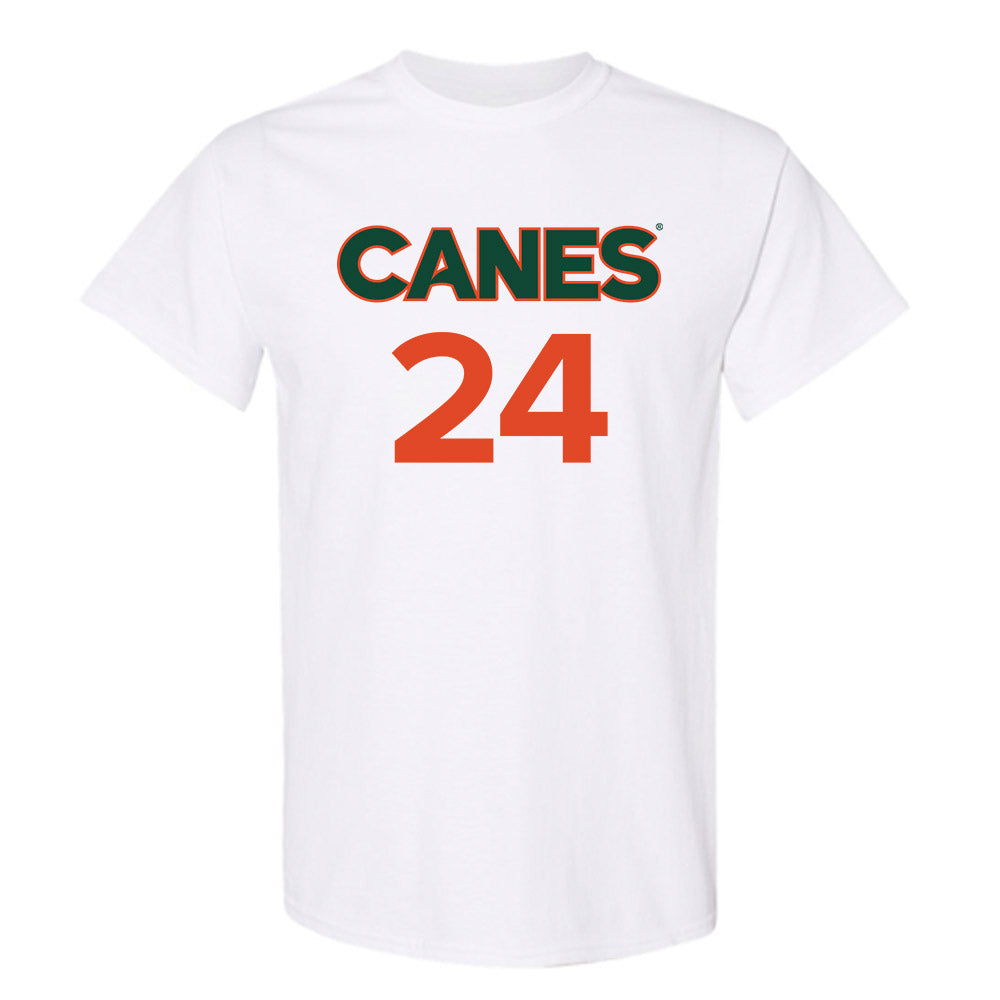 Miami - NCAA Men's Basketball : Nijel Pack - Replica Shersey T-Shirt-0