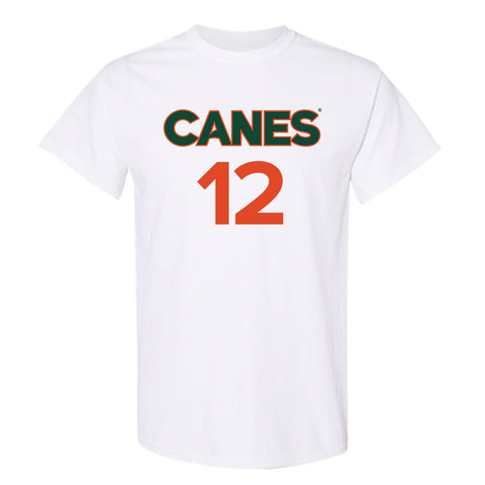 Miami - NCAA Women's Basketball : Natalie Wetzel - Replica Shersey T-Shirt-0