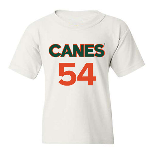 Miami - NCAA Women's Basketball : Sophia Zulich - Replica Shersey Youth T-Shirt-0