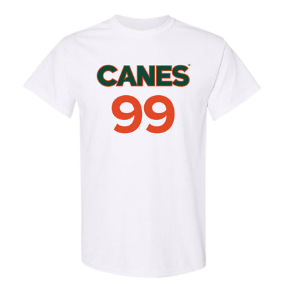 Miami - NCAA Men's Basketball : Divine-Collins Ugochukwu - Replica Shersey T-Shirt-0