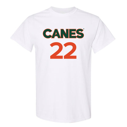 Miami - NCAA Women's Basketball : Simone Pelish - Replica Shersey T-Shirt-0