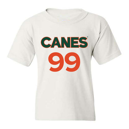 Miami - NCAA Men's Basketball : Divine-Collins Ugochukwu - Replica Shersey Youth T-Shirt-0