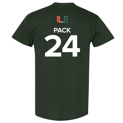 Miami - NCAA Men's Basketball : Nijel Pack - Replica Shersey T-Shirt-1