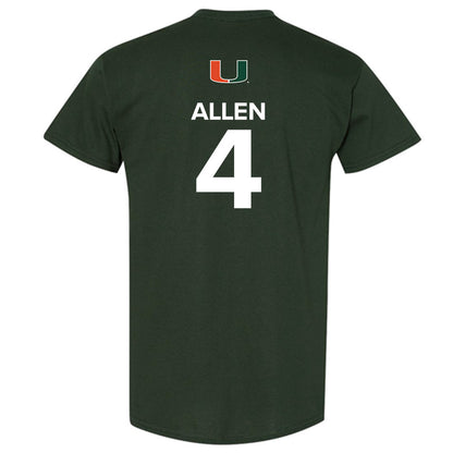 Miami - NCAA Men's Basketball : Marcus Allen - Replica Shersey T-Shirt-1