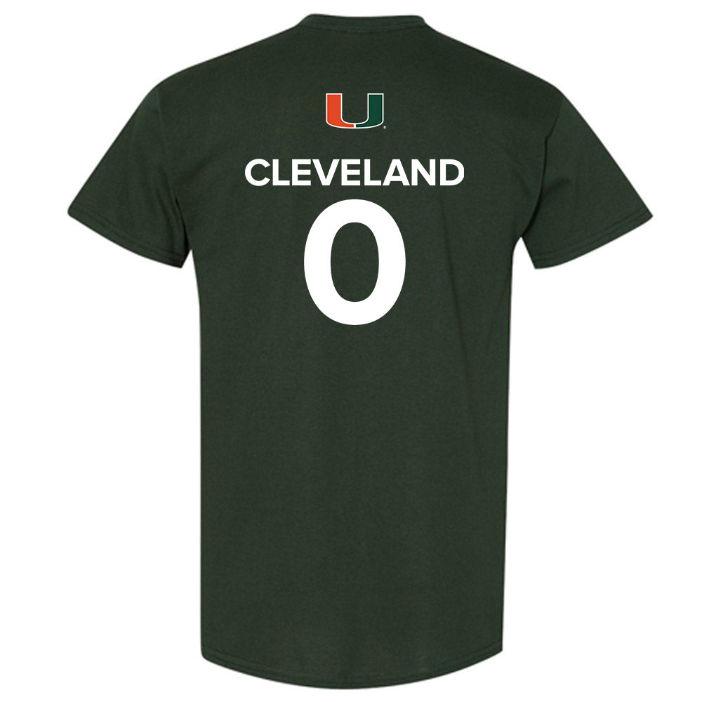 Miami - NCAA Men's Basketball : Matthew Cleveland - Replica Shersey T-Shirt-1