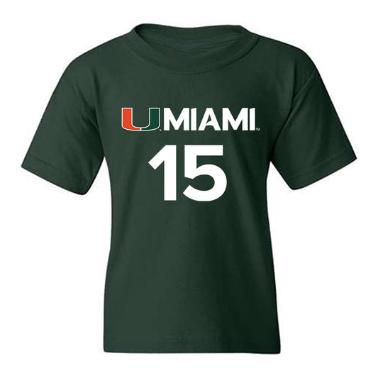 Miami - NCAA Women's Basketball : Vittoria Blasigh - Replica Shersey Youth T-Shirt-0
