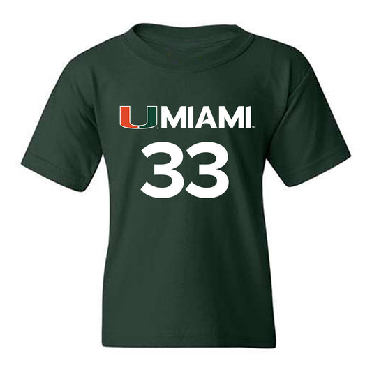 Miami - NCAA Women's Basketball : Amarachi Kimpson - Replica Shersey Youth T-Shirt-0