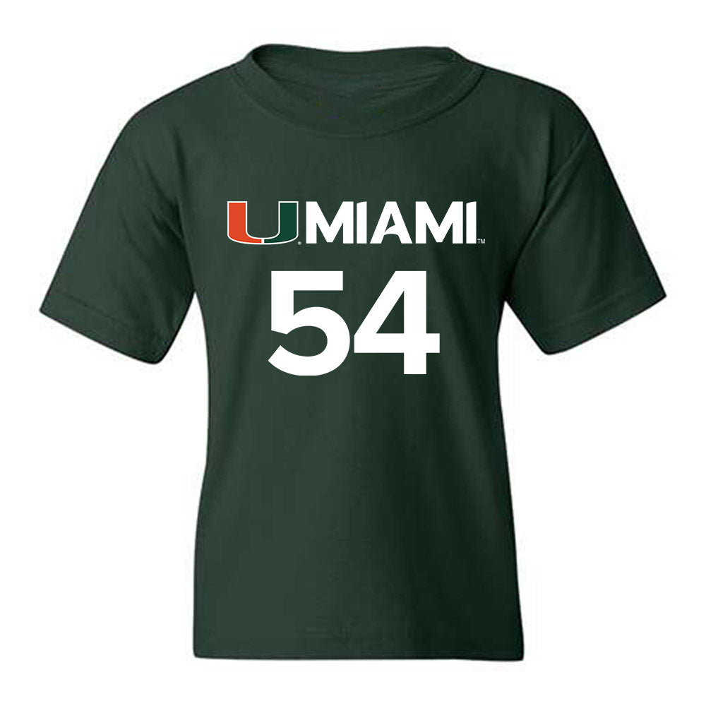 Miami - NCAA Women's Basketball : Sophia Zulich - Replica Shersey Youth T-Shirt-0