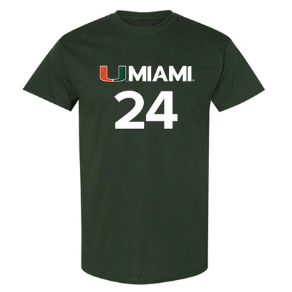 Miami - NCAA Men's Basketball : Nijel Pack - Replica Shersey T-Shirt-0