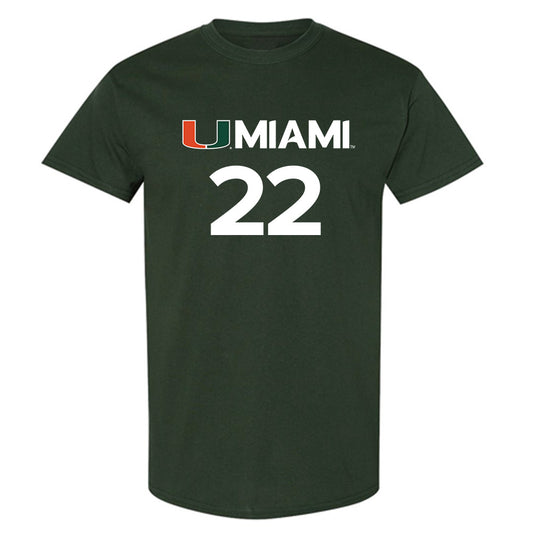 Miami - NCAA Women's Basketball : Simone Pelish - Replica Shersey T-Shirt-0