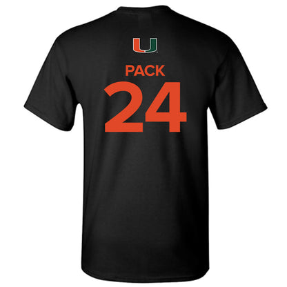 Miami - NCAA Men's Basketball : Nijel Pack - Replica Shersey T-Shirt-1