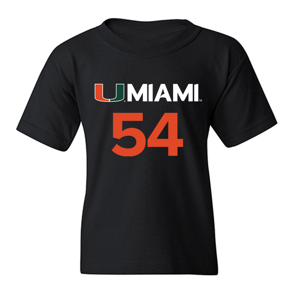 Miami - NCAA Women's Basketball : Sophia Zulich - Replica Shersey Youth T-Shirt-0