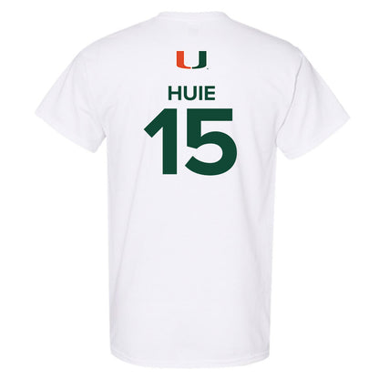 Miami - NCAA Men's Basketball : Kiree Huie - Replica Shersey T-Shirt-1