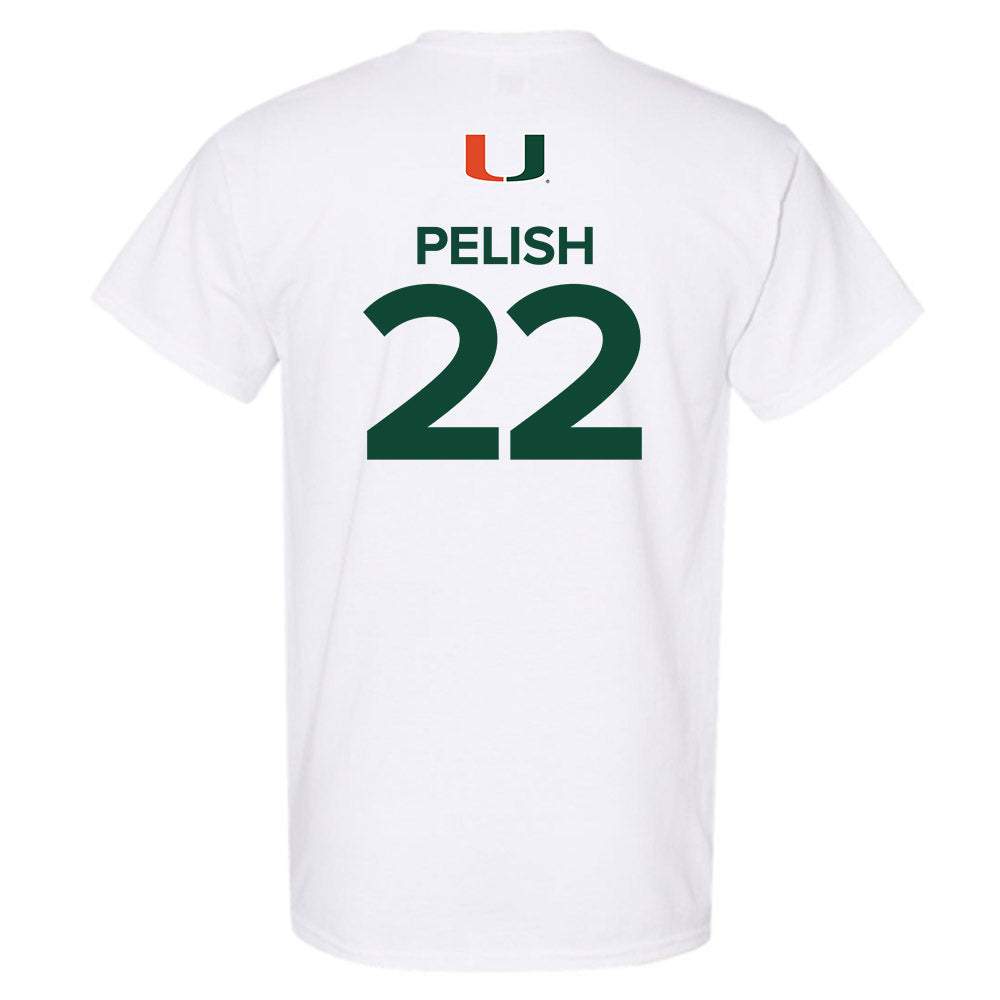 Miami - NCAA Women's Basketball : Simone Pelish - Replica Shersey T-Shirt-1