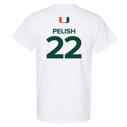 Miami - NCAA Women's Basketball : Simone Pelish - Replica Shersey T-Shirt-1