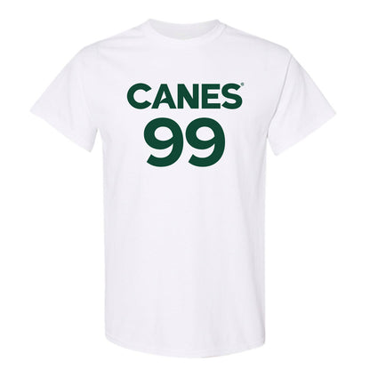 Miami - NCAA Men's Basketball : Divine-Collins Ugochukwu - Replica Shersey T-Shirt-0