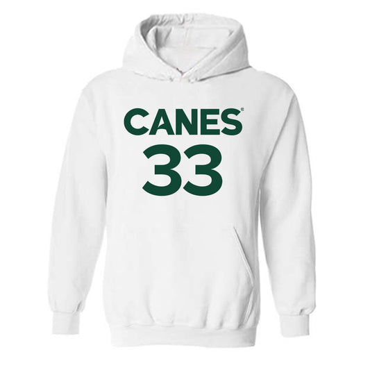 Miami - NCAA Women's Basketball : Amarachi Kimpson - Replica Shersey Hooded Sweatshirt-0