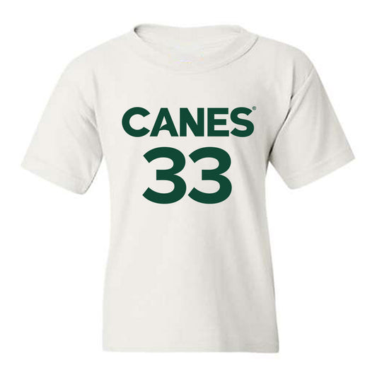 Miami - NCAA Women's Basketball : Amarachi Kimpson - Replica Shersey Youth T-Shirt-0
