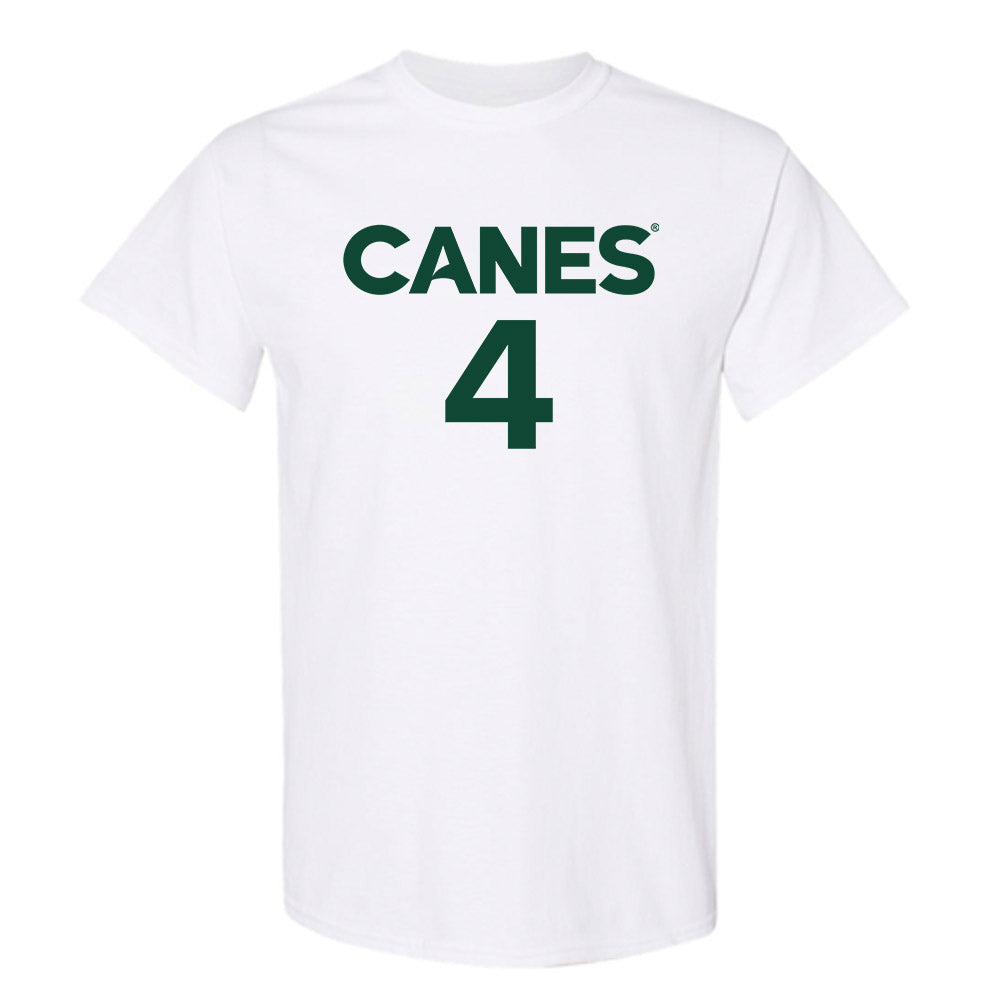 Miami - NCAA Men's Basketball : Marcus Allen - Replica Shersey T-Shirt-0