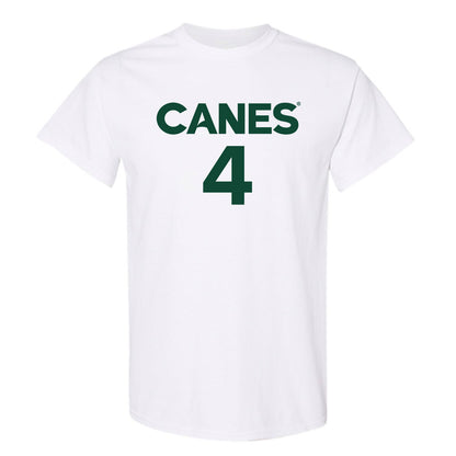 Miami - NCAA Women's Basketball : Jasmyne Roberts - Replica Shersey T-Shirt-0