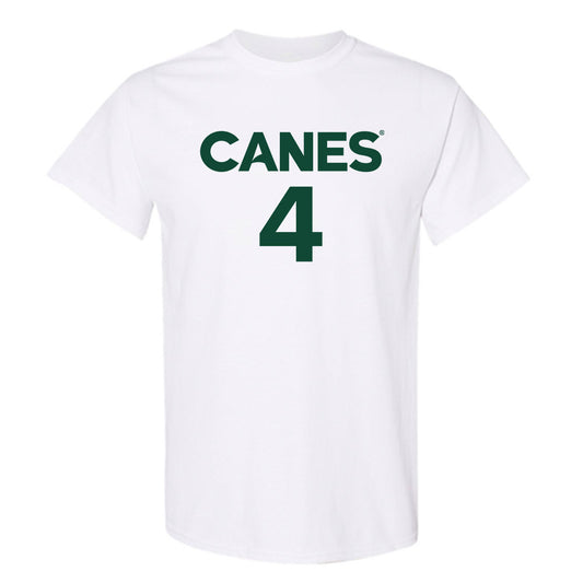 Miami - NCAA Women's Basketball : Jasmyne Roberts - Replica Shersey T-Shirt-0