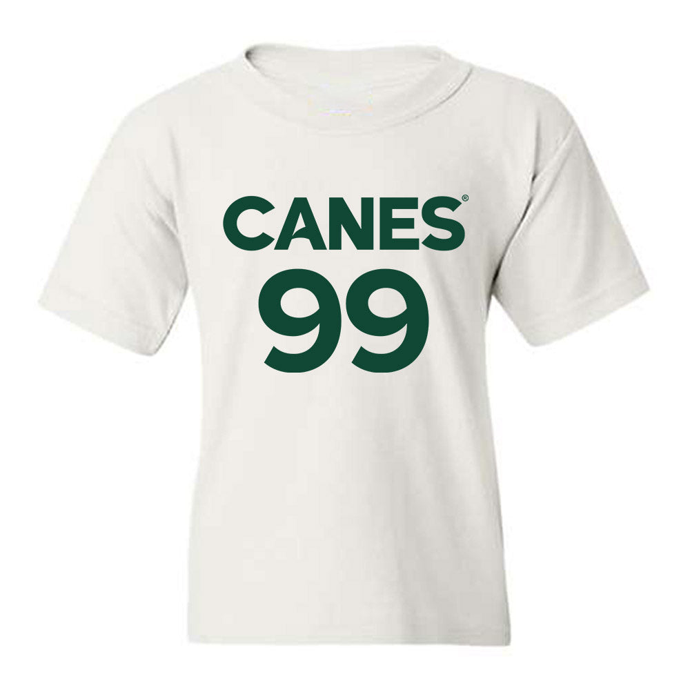 Miami - NCAA Men's Basketball : Divine-Collins Ugochukwu - Replica Shersey Youth T-Shirt-0