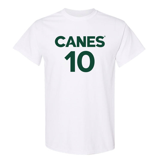 Miami - NCAA Men's Basketball : Tru Washington - Replica Shersey T-Shirt-0