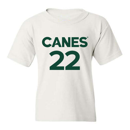 Miami - NCAA Women's Basketball : Simone Pelish - Replica Shersey Youth T-Shirt-0