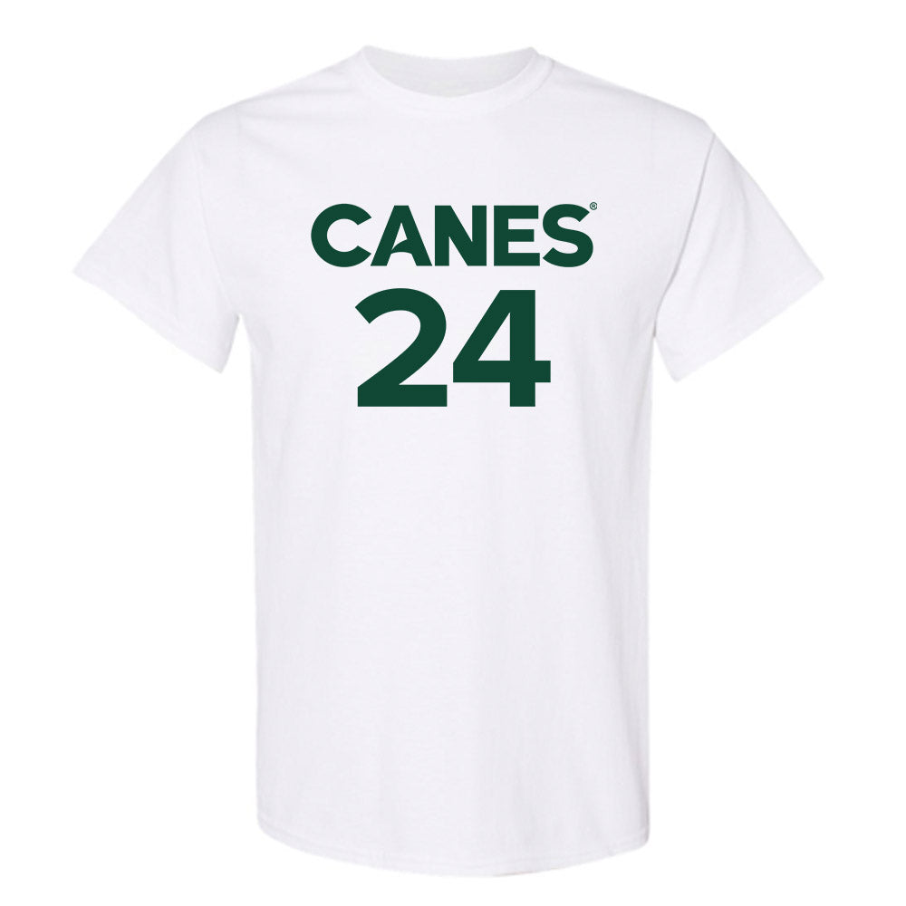 Miami - NCAA Men's Basketball : Nijel Pack - Replica Shersey T-Shirt-0