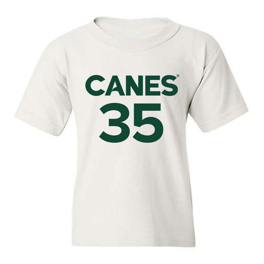 Miami - NCAA Men's Basketball : Dante Allen - Replica Shersey Youth T-Shirt-0