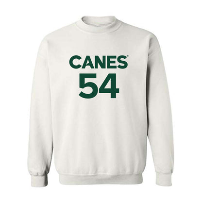 Miami - NCAA Women's Basketball : Sophia Zulich - Replica Shersey Crewneck Sweatshirt-0