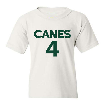 Miami - NCAA Men's Basketball : Marcus Allen - Replica Shersey Youth T-Shirt-0