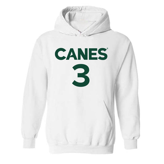 Miami - NCAA Women's Basketball : Soma Okolo - Replica Shersey Hooded Sweatshirt-0